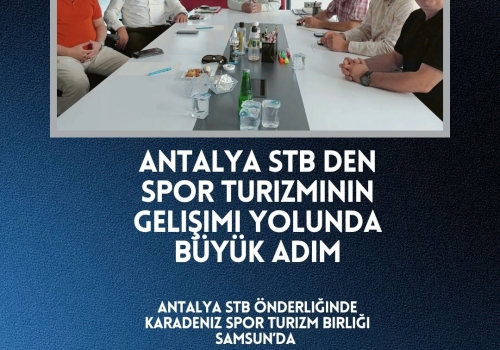 ANTALYA STB DEN SPOR TURİZMİNİN GELİŞİMİ YOLUNDA BÜYÜK ADIM